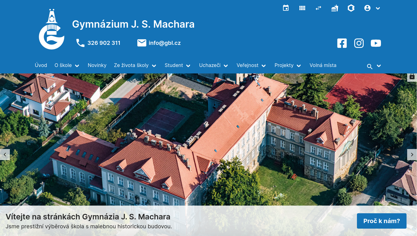 A screenshot of gbl.cz.